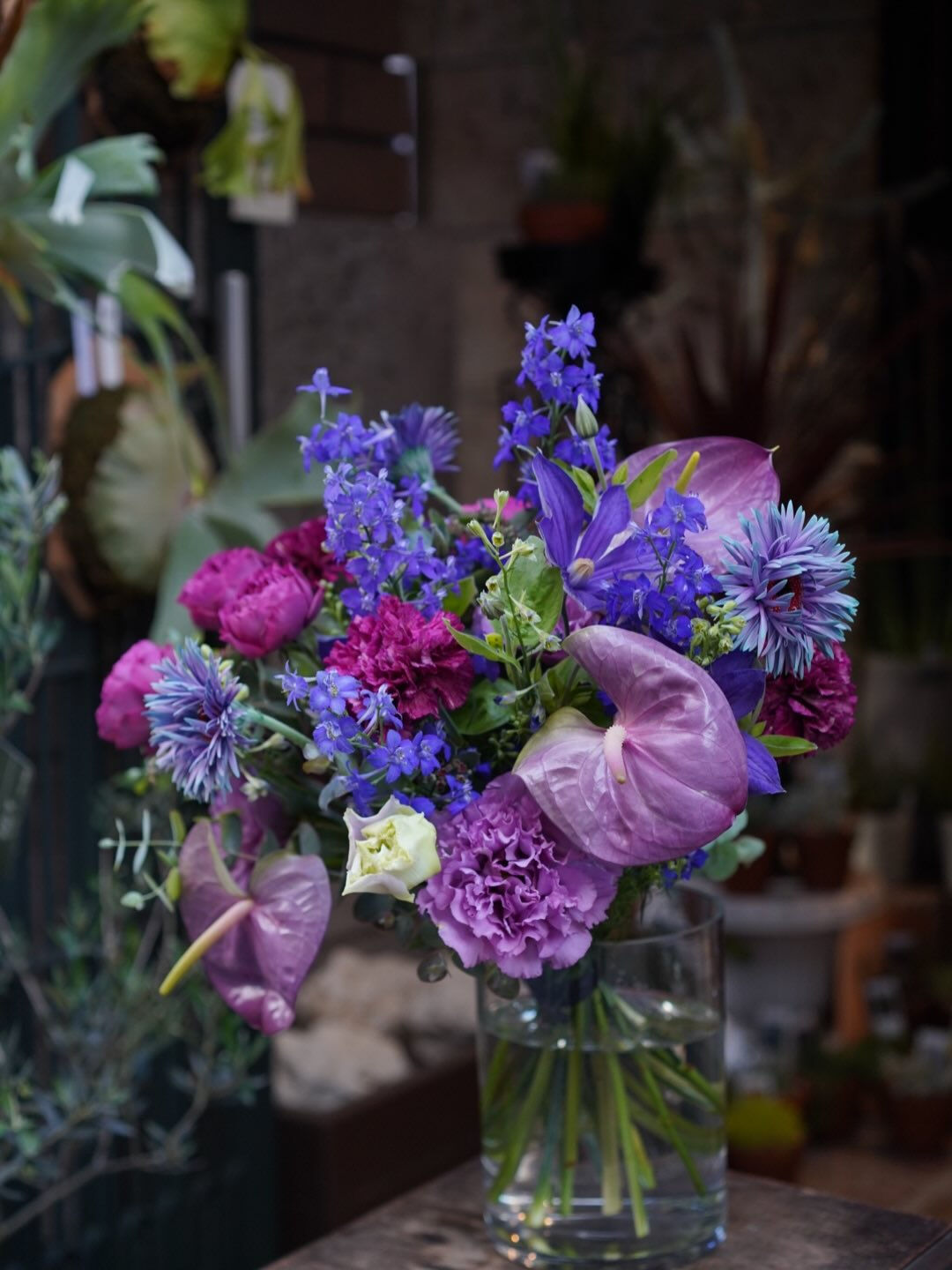 Deep Purple bouquet.