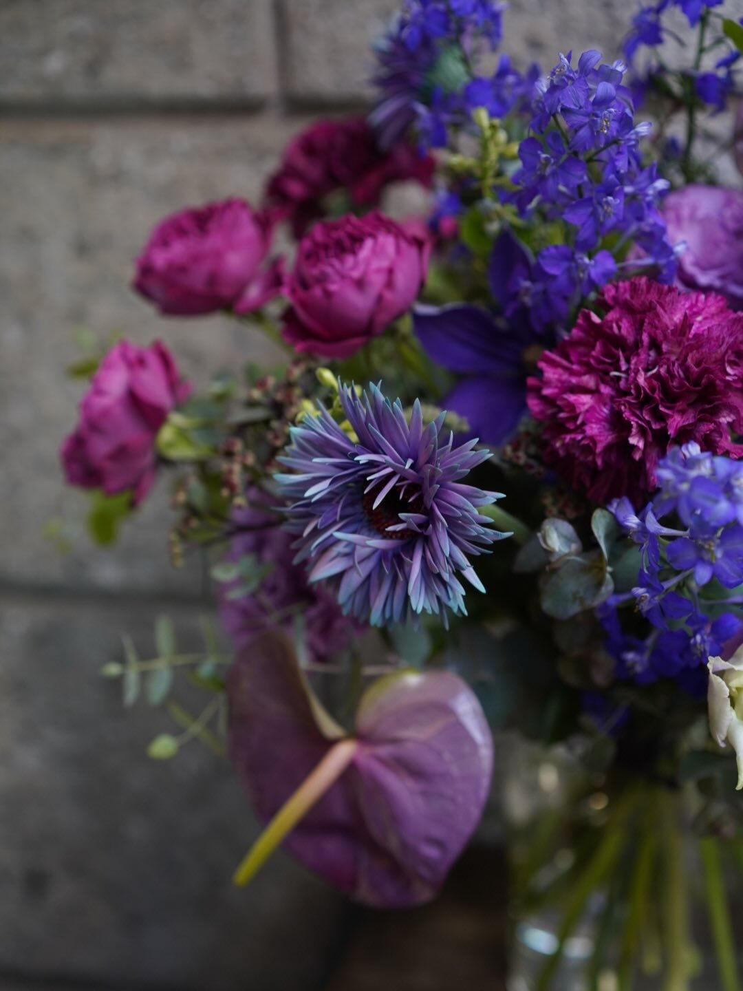 Deep Purple bouquet.
