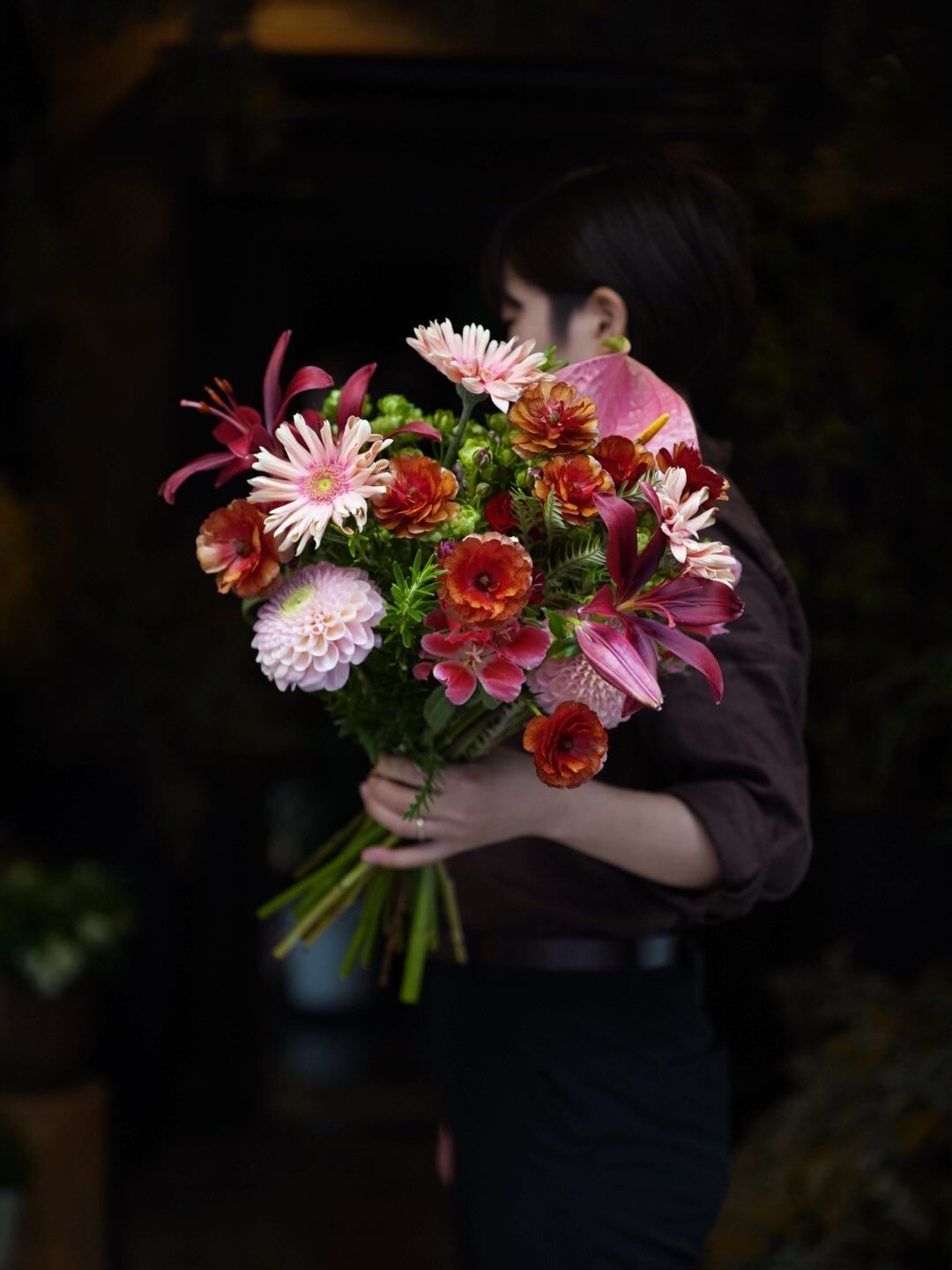 Red bouquet. 💐