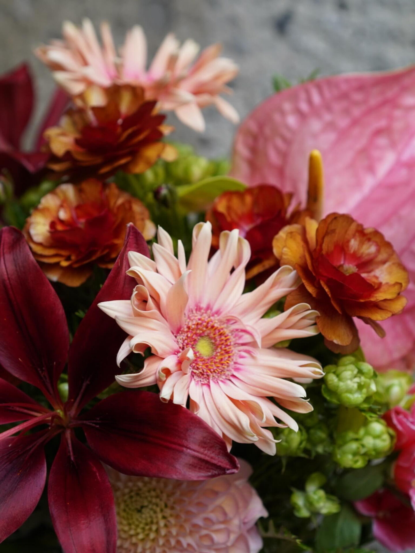 Red bouquet. 💐
