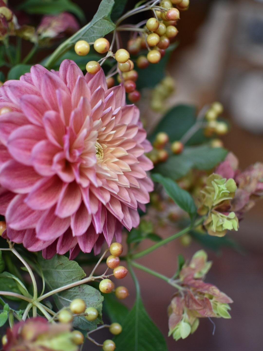 Dahlia bouquet.
