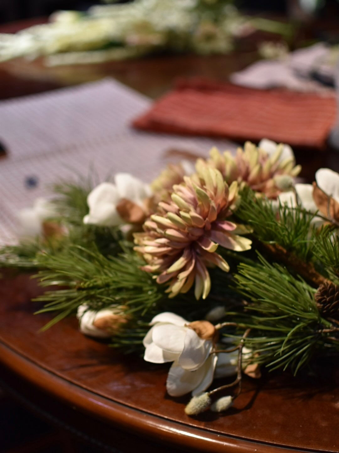 Artificial flower lesson.